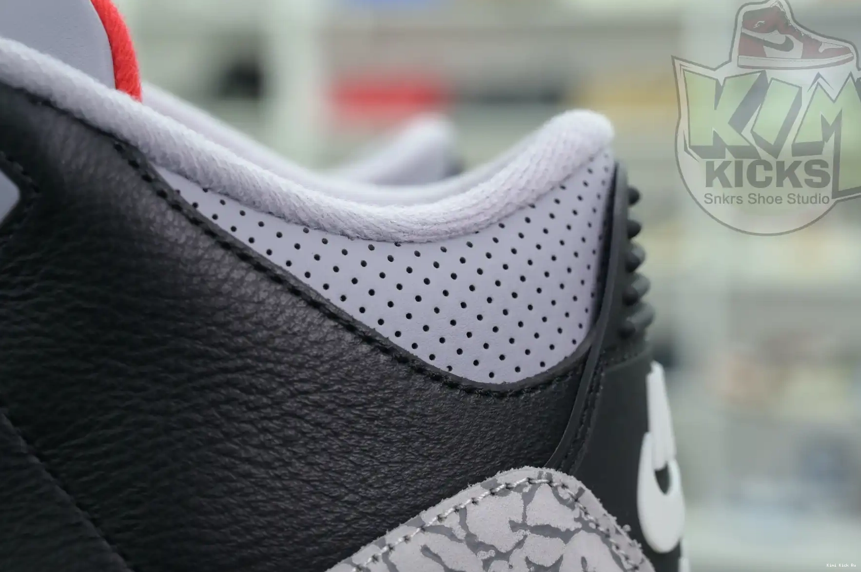 Kimikick 3“Black Jordan Air Cement Reimagined” 0825